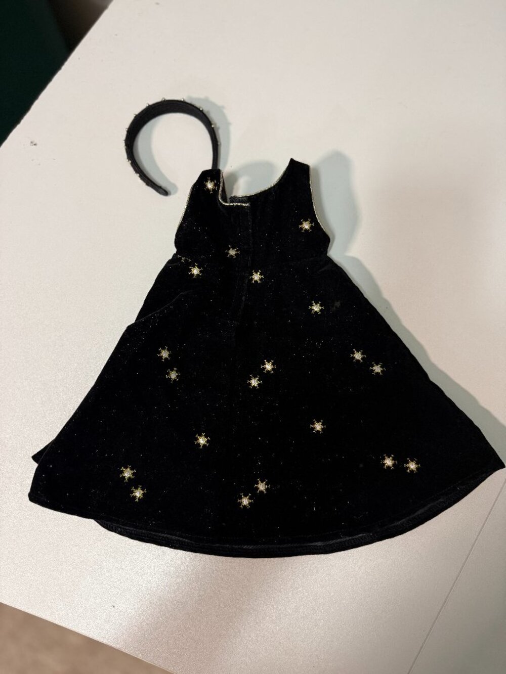 American Girl Pleasant Company Snowflake Jumper Serenade Dress Headband Retired